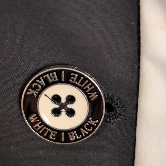 BLUE WHITE SPORTY CLASSIC COAT - Picture 4 of 5